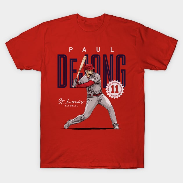 Paul DeJong St. Louis Card T-Shirt by ganisfarhan